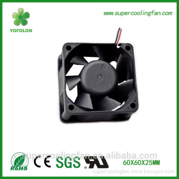 60x60x25mm High rpm Low price 60mm 12V 24V DC Fan